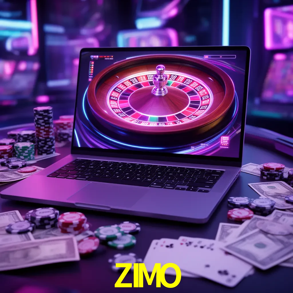 Centro móvil ZIMO con casino, cajero, bonos, app y acceso de cuenta para México